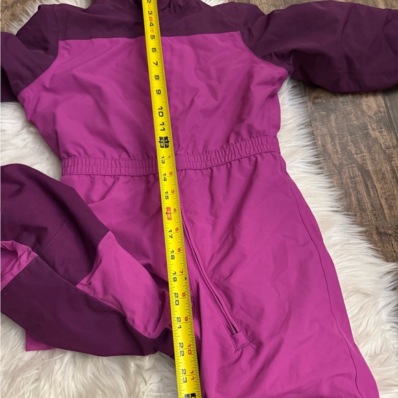 Lands’ End Kids 6 Squall Waterproof Iron Knee Snow Suit Insulated Pink Purple - Picture 4 of 11